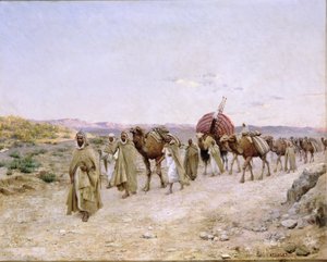 Une caravane près de Biskra, 1892